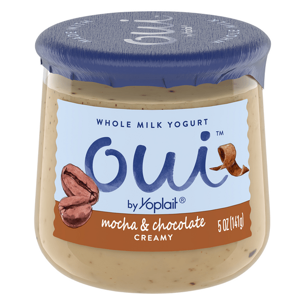 Save on Oui by Yoplait Whole Milk Creamy Mocha & Chocolate Yogurt Order Online Delivery Stop