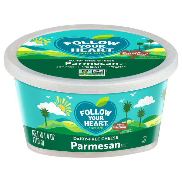 Save on Follow Your Heart DairyFree Parmesan Style Shredded Cheese