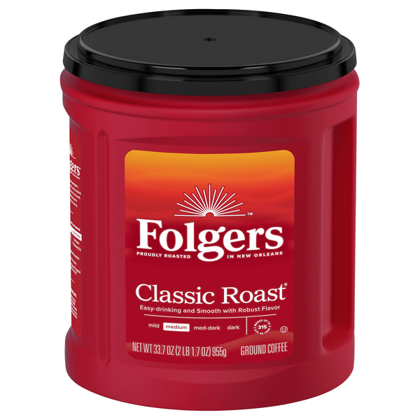 Save on Folgers Classic Roast Medium Coffee (Ground) Order Online