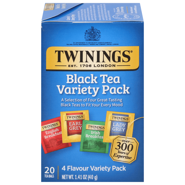 Save on Twinings of London 4 Flavour Black Tea Variety Pack Tea Bags Order Online Delivery