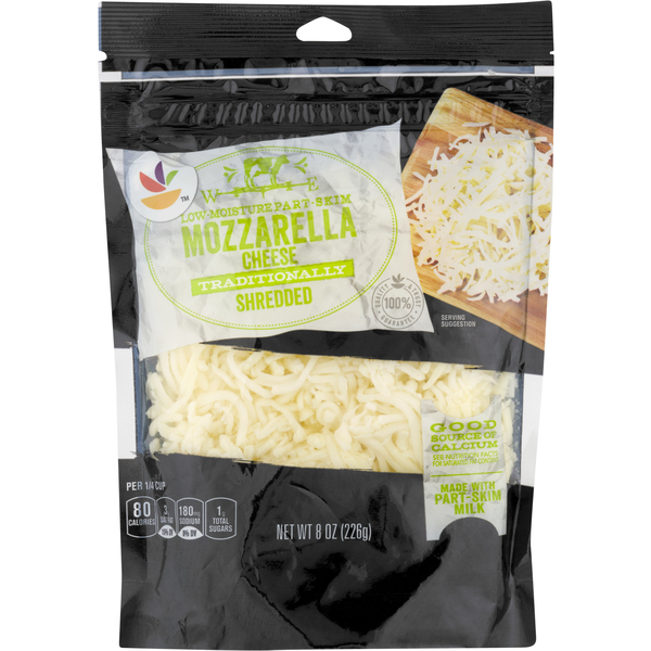 Save on Giant Mozzarella Cheese Part Skim Shredded Natural Order Online Delivery Giant