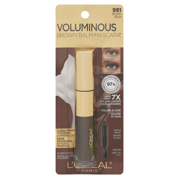 Save on L'Oreal Voluminous Mascara Brown Order Online Delivery Stop