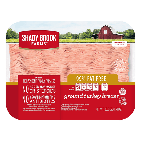 Save on Shady Brook Farms Ground Turkey Breast 99 Fat Free All Natural