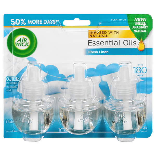 Save on Air Wick Snuggle Scented Oil Refills Fresh Linen Order Online