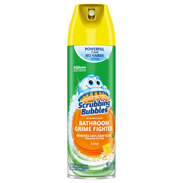 Save on Scrubbing Bubbles Citrus Bathroom Disinfectant Cleaner Foaming