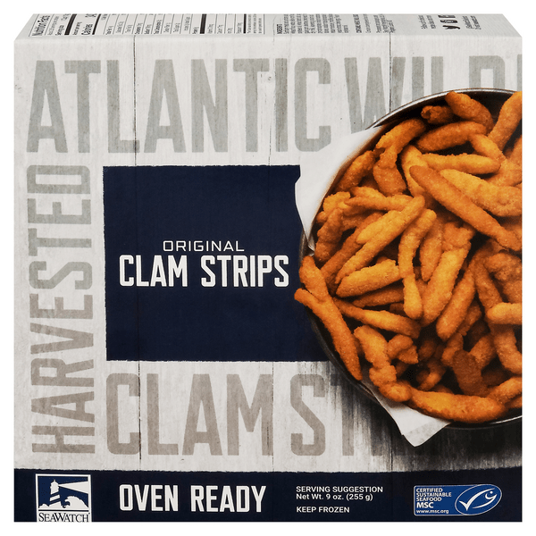 Save on Sea Watch Breaded Clam Strips Frozen Order Online Delivery