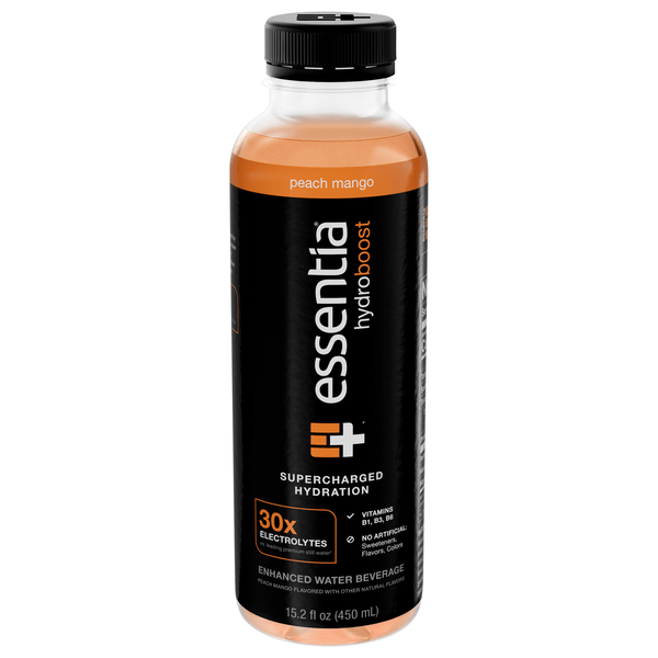 Save on Essentia Hydro Boost Peach Mango Enhanced Water Beverage Order