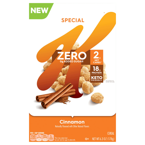 Save on Special K Breakfast Cereal Cinnamon Zero Sugar Order Online