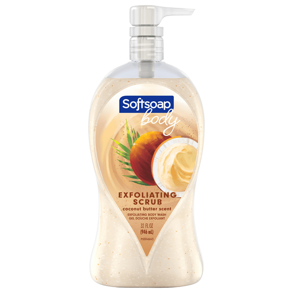 Save on Softsoap Coconut Butter Scrub Exfoliating Body Wash Pump Order