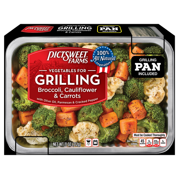 Save on Pictsweet Farms Vegetables for Grilling Broccoli Cauliflower