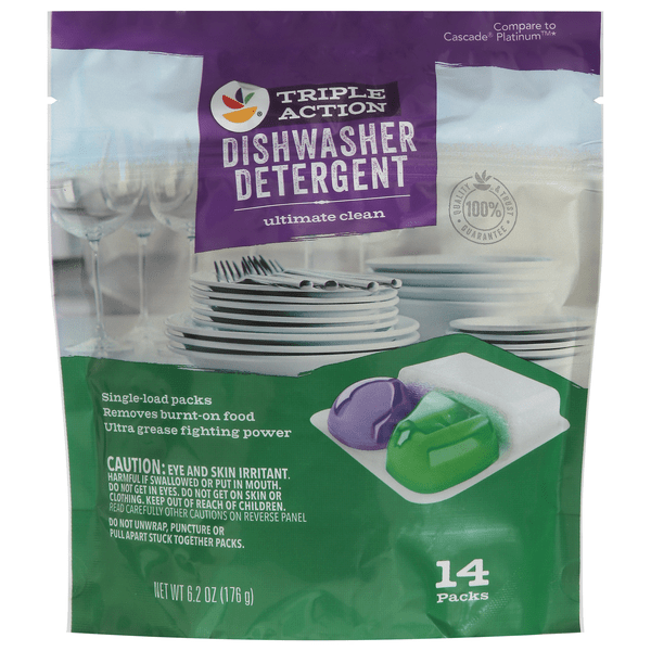 Save on Our Brand Triple Action Ultimate Clean Dishwasher Detergent