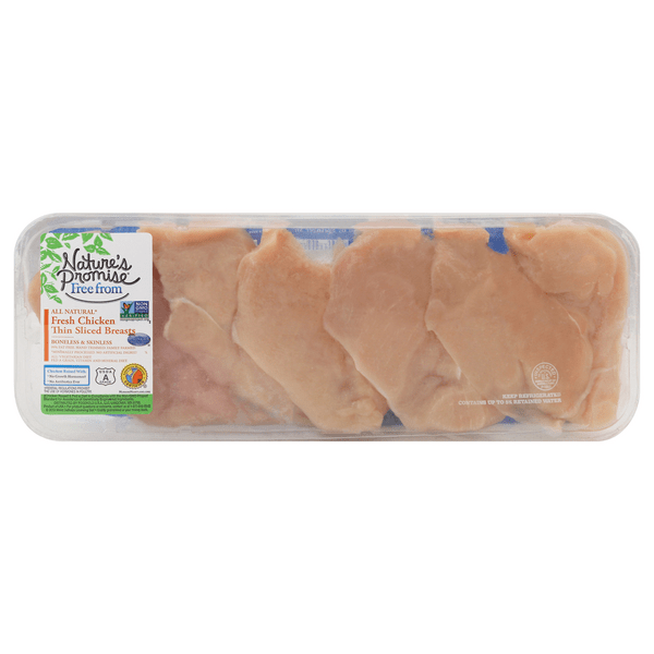 Save on Nature's Promise Chicken Breasts Boneless & Skinless Thin