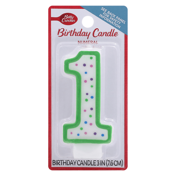 For Boys 1st Birthday Candles