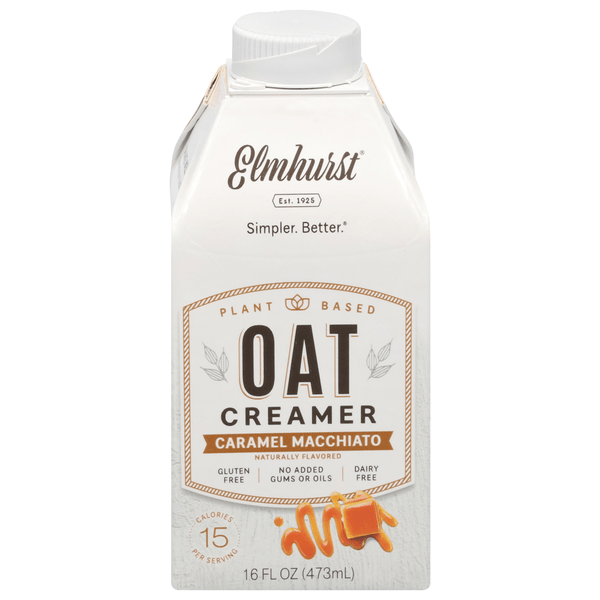 Save on Elmhurst PlantBased Dairy Free Caramel Macchiato Oat Coffee