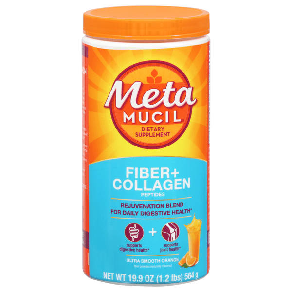 Save on Metamucil Fiber + Collagen Dietary Supplement Powder Ultra