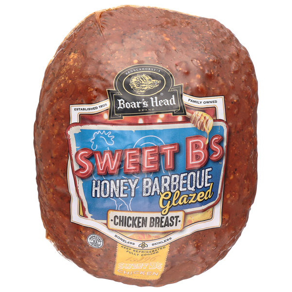 Save on Boar's Head Deli Sweet B's Honey BBQ Glazed Chicken Breast
