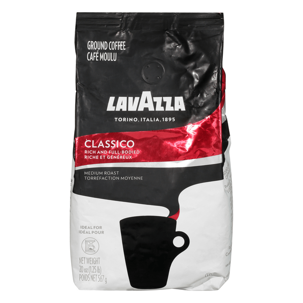 Save on LavAzza Classico Medium Roast Coffee (Ground) Order Online