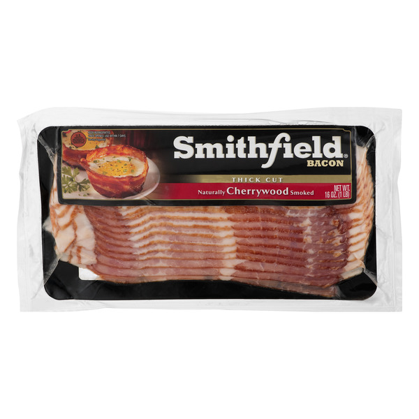 Save on Smithfield Bacon Cherrywood Smoked Thick Cut Order Online