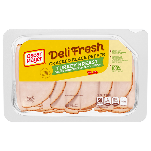 Save on Oscar Mayer Deli Fresh Cracked Black Pepper Turkey Breast