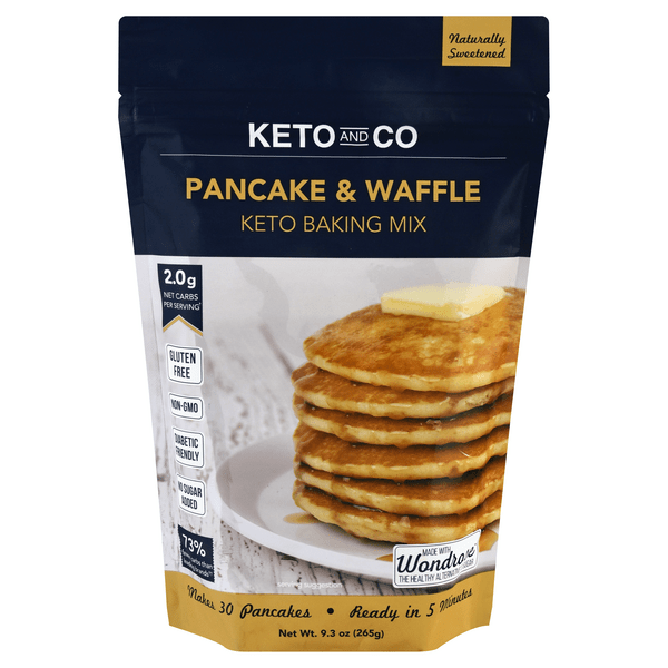 Save on Keto and Co Pancake & Waffle Keto Baking Mix Order Online Delivery GIANT