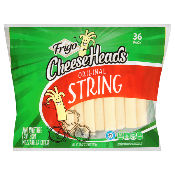 Save on Frigo Cheese Heads Original String Cheese 36 ct Order Online