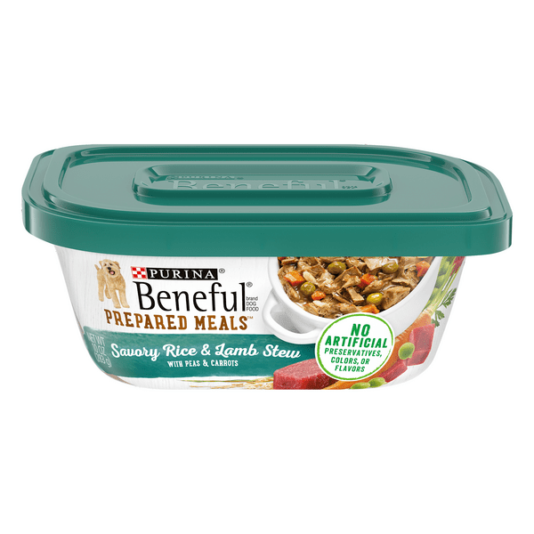 Save on Purina Beneful Prepared Meals Wet Dog Food Savory Rice & Lamb Stew Order Online Delivery