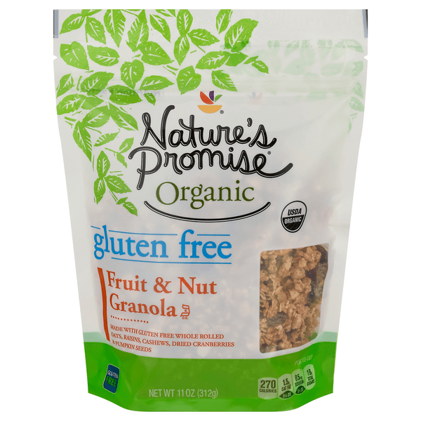 Save on Nature's Promise Organic Granola Fruit & Nut Gluten Free Order