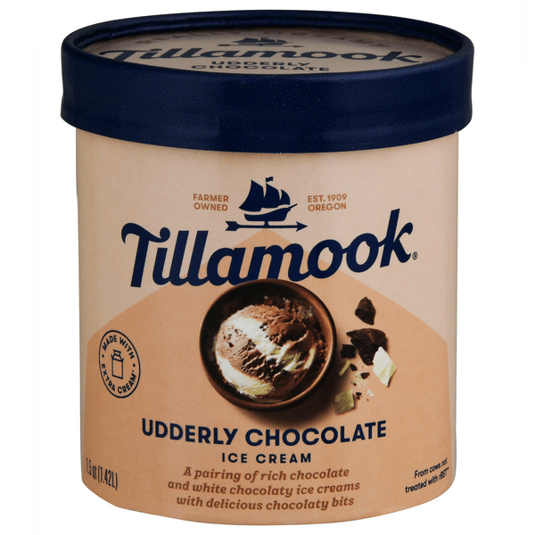Save on Tillamook Ice Cream Udderly Chocolate Order Online Delivery