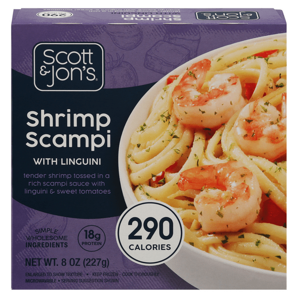Save on Scott & Jon's Pasta Bowl Shrimp Scampi Frozen Order Online Delivery Stop & Shop