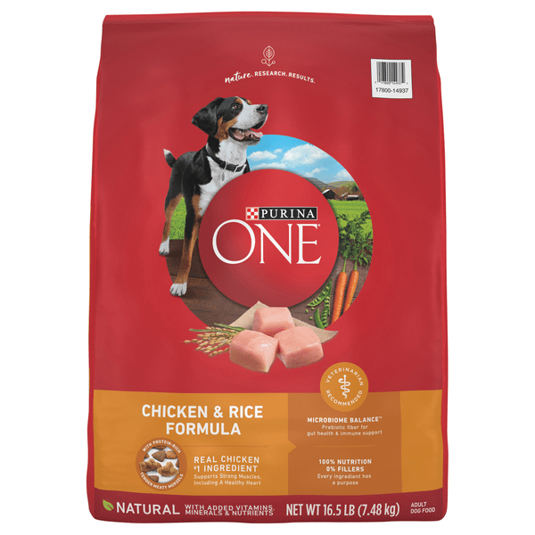 Save on Purina ONE Natural Chicken & Rice Formula Adult Dry Dog Food