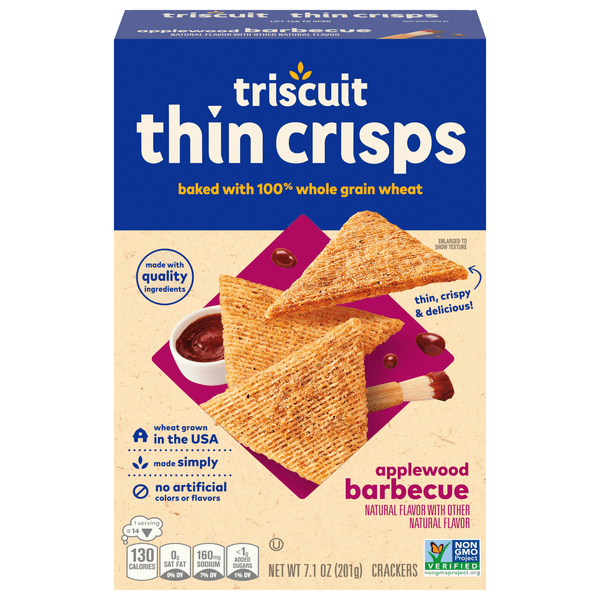 Save on Nabisco Triscuit Thin Crisps Whole Grain Wheat Crackers