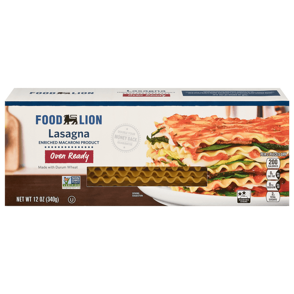 Save on Food Lion Oven Ready Lasagna Pasta Order Online Delivery Food