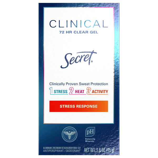Save on Secret Clinical Strength Stress Response Antiperspirant