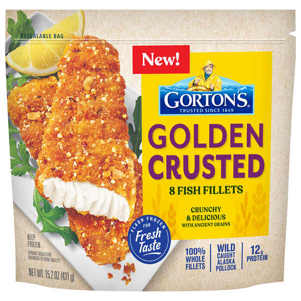 Save on Gorton's Golden Crusted Fish Fillets 8 ct Frozen Order Online