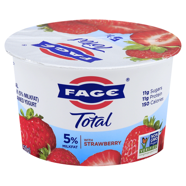 Save on Fage Total Whole Milk Strained Greek Yogurt with Strawberry 5
