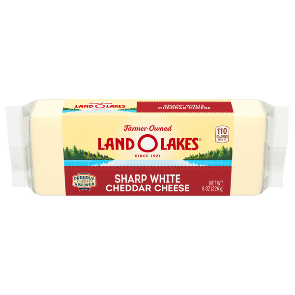 Save on Land O Lake Cheddar Cheeses Sharp White Chunk Order Online