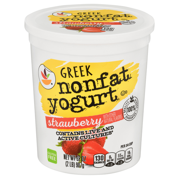 Save on Stop & Shop Greek Yogurt Strawberry Nonfat Gluten Free Order