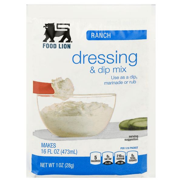 Save on Food Lion Dressing & Dip Mix Ranch Order Online Delivery Food