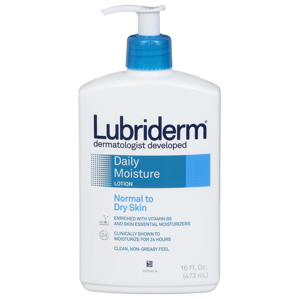 Save on Lubriderm Daily Moisture Lotion Normal to Dry Skin Pump Order