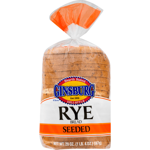 Save on Ginsburg Bakery Rye Bread Seeded DeliStyle Order Online