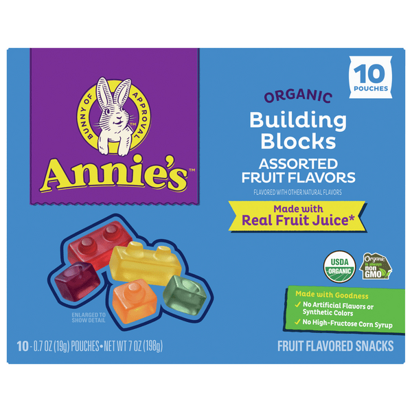 Save on Annie's Building Blocks Fruit Flavored Snacks Organic 10 ct