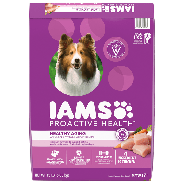 Save on IAMS Proactive Health Healthy Aging Chicken Senior Dry Dog Food