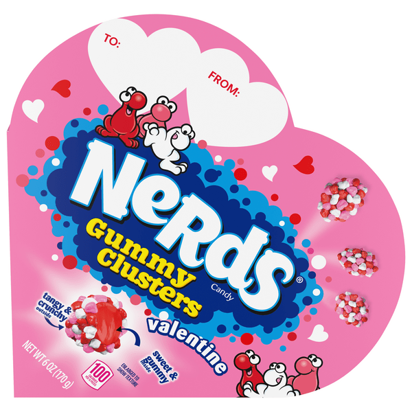 Save on Nerds Gummy Clusters Valentine's Day Candy Gift Box Order