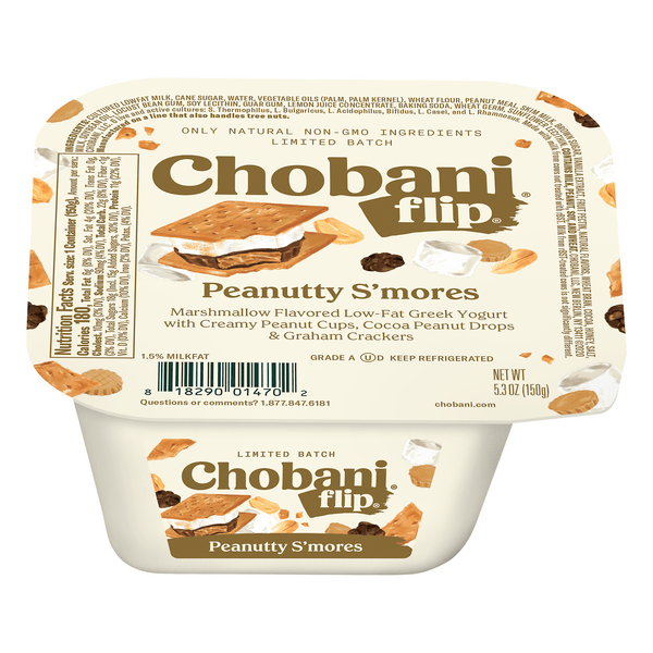 Save on Chobani Flip Limited Batch Low Fat Peanutty S'mores Greek
