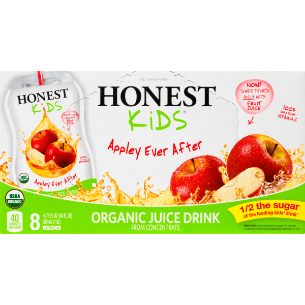 Save on Honest Kids Appley Ever After Juice Drink Organic 8 pk Order Online Delivery MARTIN'S