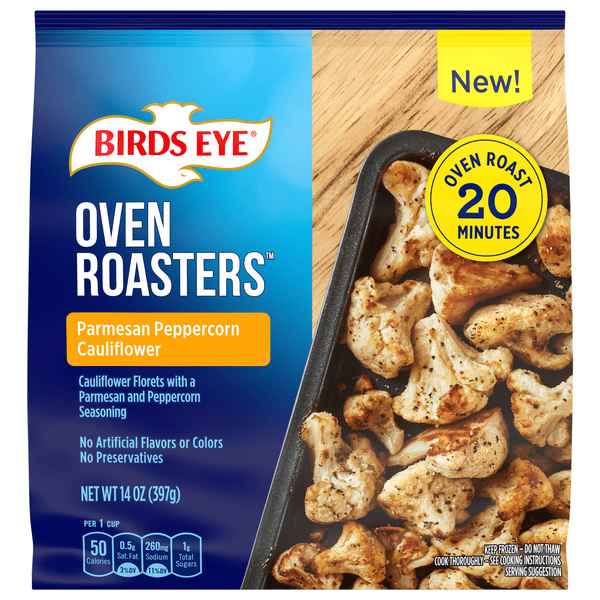 Save on Birds Eye Oven Roasters Parmesan Peppercorn Cauliflower Order