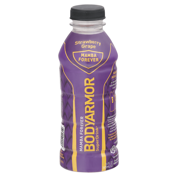 Save on BODYARMOR Mamba Forever Super Drink Strawberry Grape Order