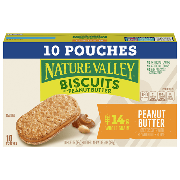 Save on Nature Valley Biscuits with Peanut Butter 10 ct Order Online