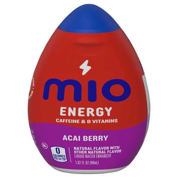 Save on MiO Energy Liquid Water Enhancer with Caffeine Acai Berry Storm