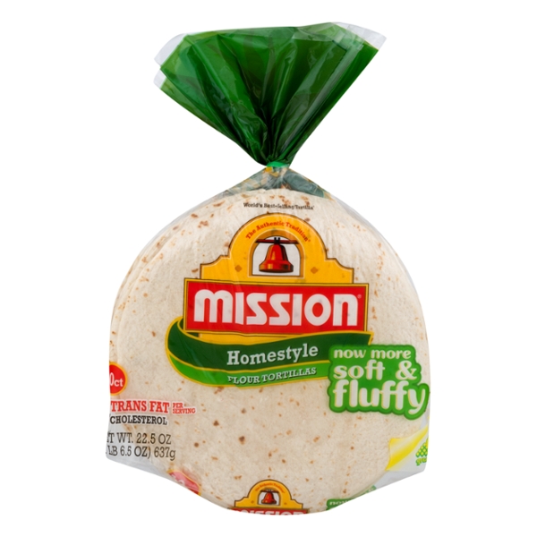 Save on Mission Homestyle Flour Tortillas 10 ct Order Online Delivery